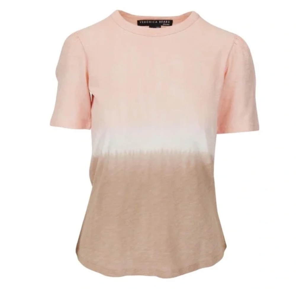 Veronica Beard Calliope Blush Multi Tee | L